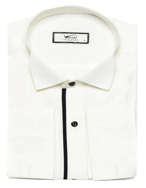 Cream Tuxedo Shirt