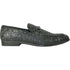 Mens Modern Glitter Sequin Prom Tuxedo Loafer In Black