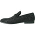 Mens Modern Glitter Sequin Prom Tuxedo Buckle Loafer In Black