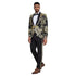 2024 Prom Special Black Paisley 2pc Mens Suit by Tazzio