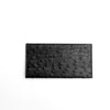 Ferrini Full Quill Ostrich Checkbook Black