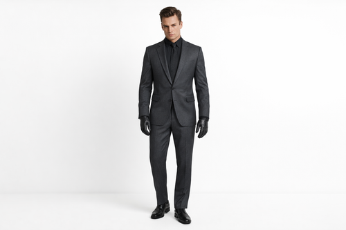 Black Suit Black Tie