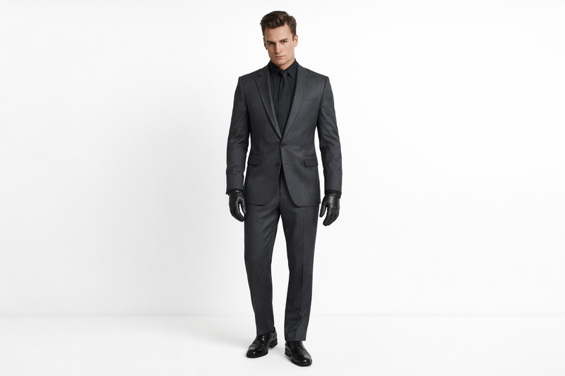 Black Suit Black Tie