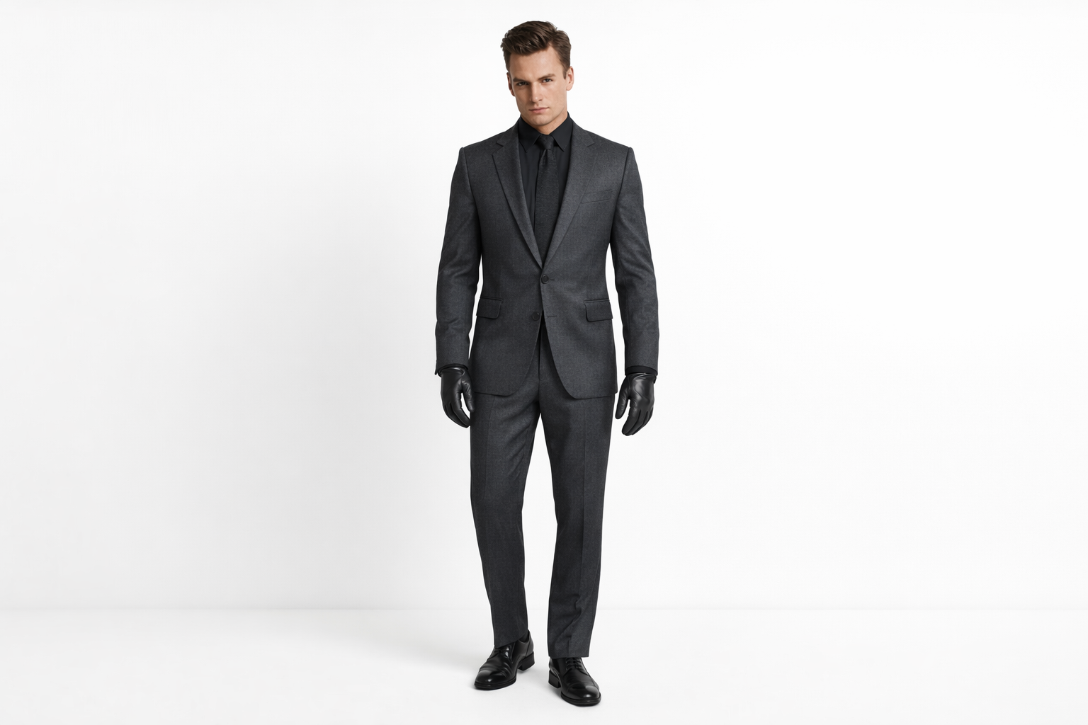 Black Suit Black Tie