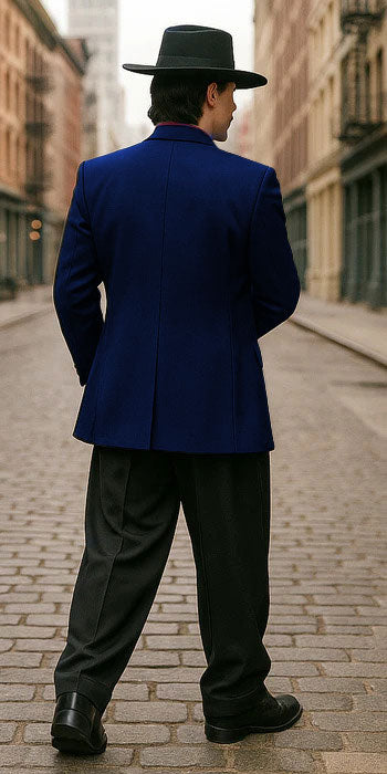 Mens Zoot Suit in Solid Black Available in 7 Colors