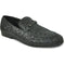 Mens Modern Glitter Sequin Prom Tuxedo Loafer In Black