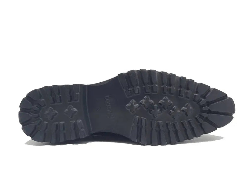 Carrucci Blucher Style Alligator Embossed Oxford