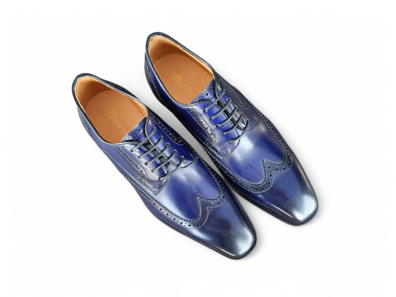 Carrucci Wingtip Derby Blucher - Luxury Men's Dress Shoe