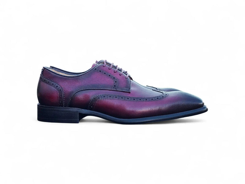 Carrucci Wingtip Derby Blucher - Luxury Men's Dress Shoe