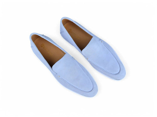 Blue Suede Loafer