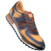 Mezlan Men’s Latini Blue Multi-Tone Sneakers – Genuine Calfskin Leather | Handmade in Spain
