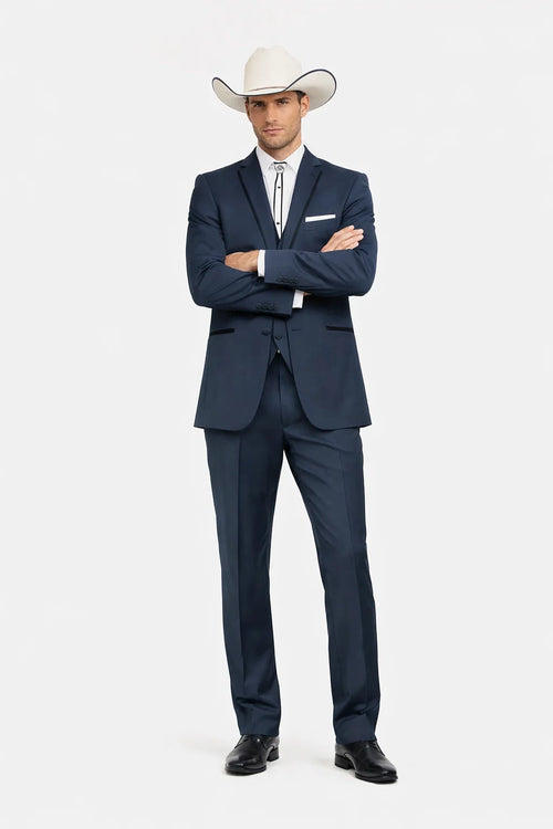 Blue Cowboy tuxedo