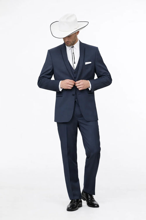 Blue Cowboy tuxedo