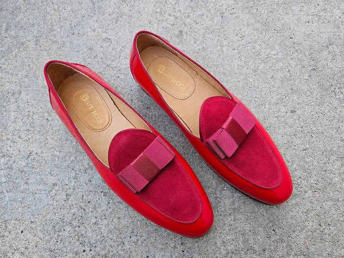 Carrucci Bow Tie Patent Leather Formal Shoe