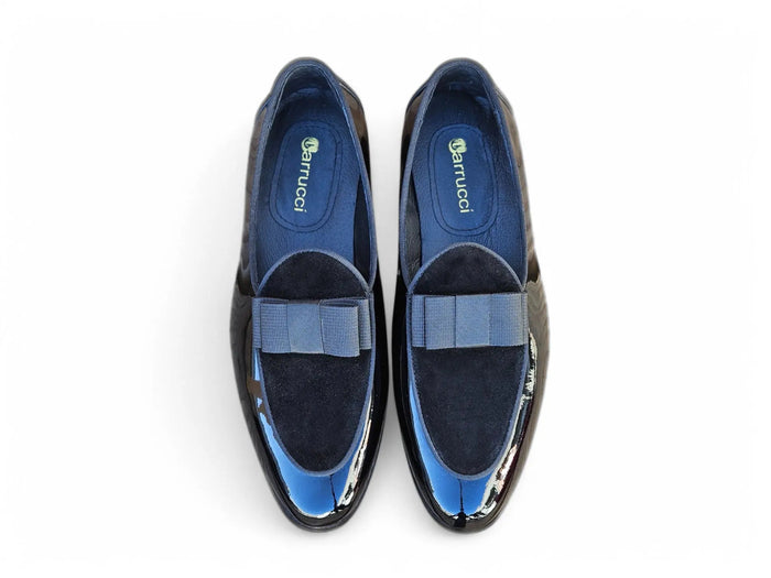 Carrucci Bow Tie Patent Leather Formal Shoe
