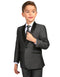 Grey Prom Suit - Gray Wedding Suit - Gray Tuxedo Boys Vested Shawl Collar Wedding Tuxedo in Charcoal Grey