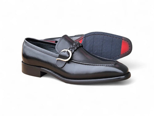 Carrucci Braided Bit Loafer - Luxury Leather Slip-On Shoes