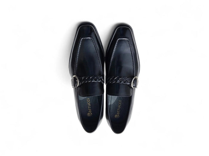 Carrucci Braided Bit Loafer - Luxury Leather Slip-On Shoes