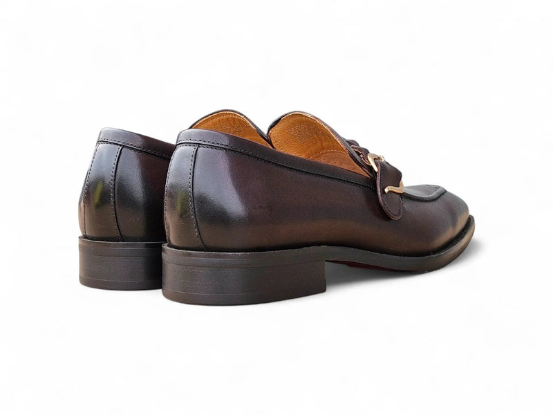 Carrucci Braided Bit Loafer - Luxury Leather Slip-On Shoes