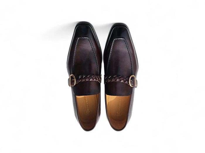 Carrucci Braided Bit Loafer - Luxury Leather Slip-On Shoes