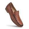 Brandy Genuine Ostrich Dress Moccasin Slip-On Shoes for Men by Mezlan – Made in Spain