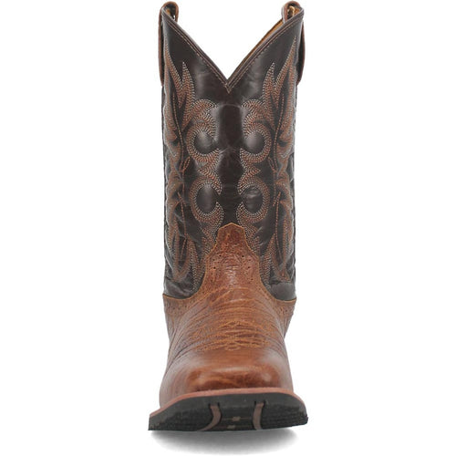 Laredo Broken Bow Rust Broad Square Toe Boots for Men