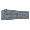 Wool Stretch Double Breasted Slim Fit Blue Grey and Bronze Suit