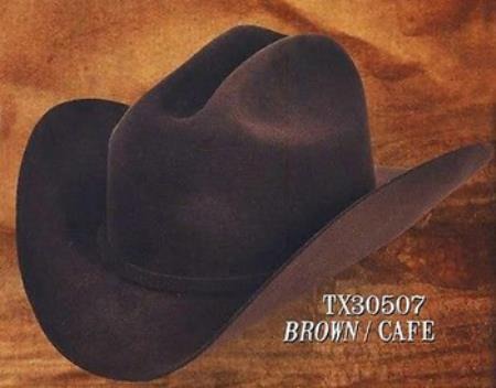 Black Tejana cowboy hat. 4X felt. High crown, slightly curved brim. Smooth, uniform surface. Classic Western style.