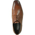 Mens Antique Cap Toe Lace Up Oxford Dress Shoe In Cognac