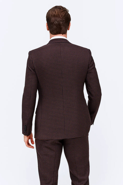 Brown Plaid Suit 