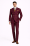 Burgundy Suit - Double Breasted