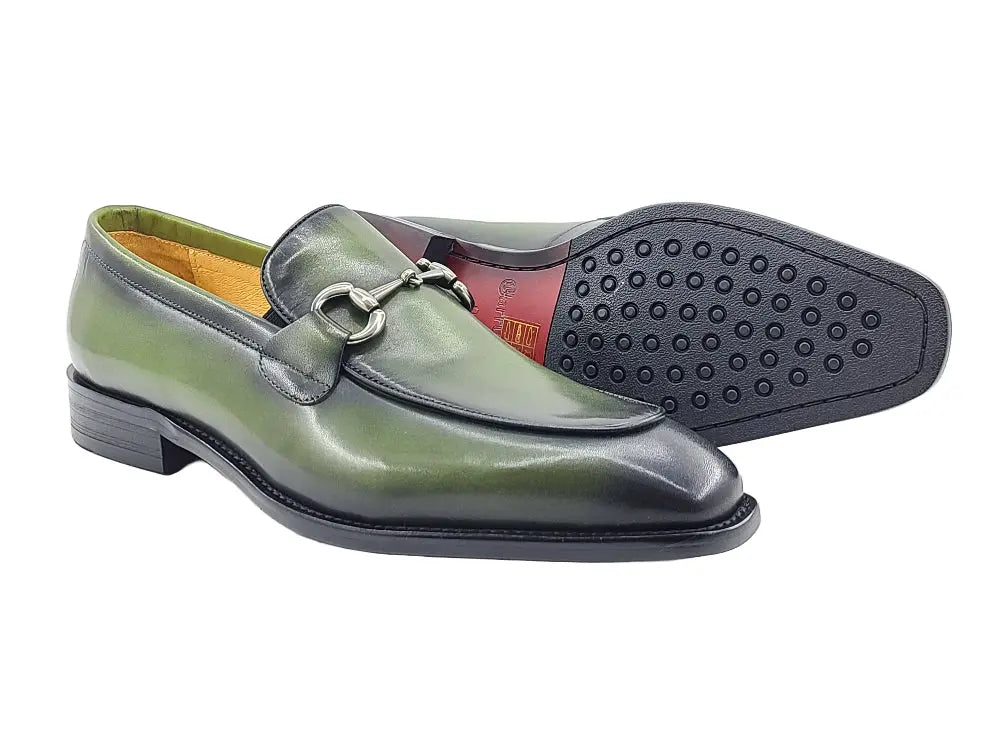 Men’s Burnished Calfskin Horsebit Loafer