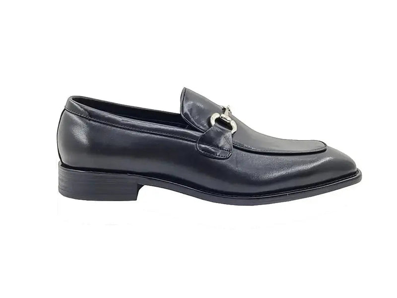 Carrucci Burnished Calfskin Horsebit Loafer - Luxury Italian Style