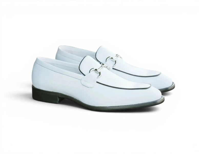 Carrucci Burnished Calfskin Horsebit Loafer - Luxury Italian Style