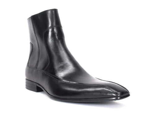 Men’s Burnished Leather Zip Boots