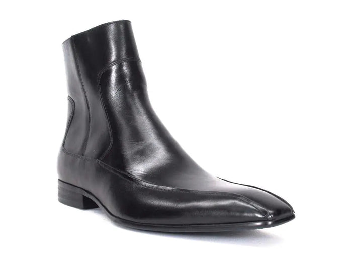 Carrucci Burnished Calfskin Lace-Up Boot