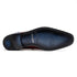 Marco Di Milano Moncalieri Navy & Red Genuine Alligator / Cobra Skin Dress Derby Oxfords