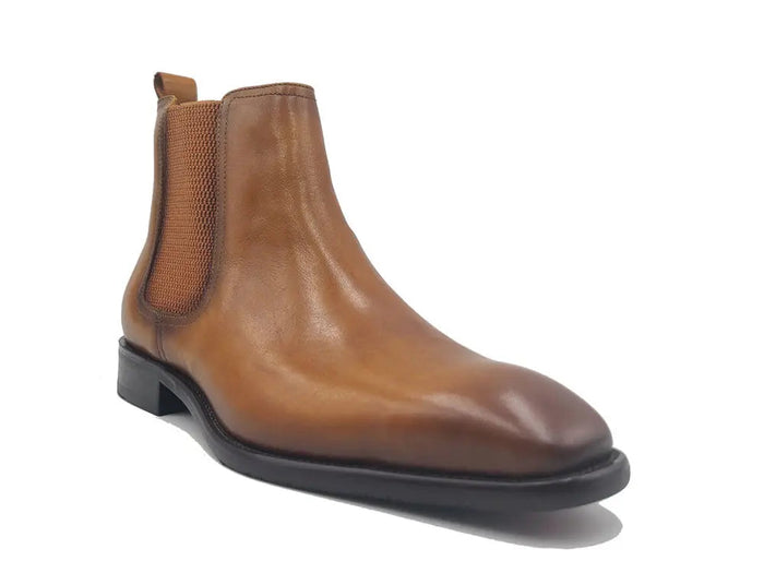 Carrucci Calfskin Leather Chelsea Boot