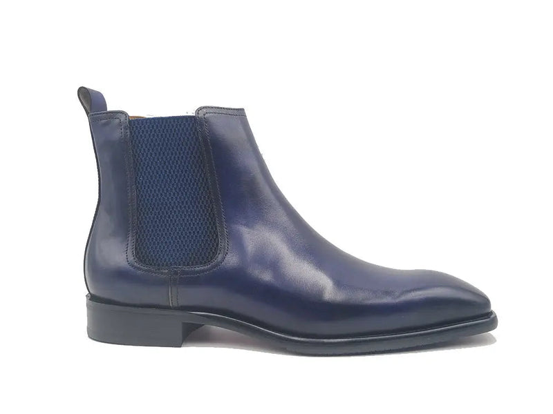 Carrucci Calfskin Leather Chelsea Boot