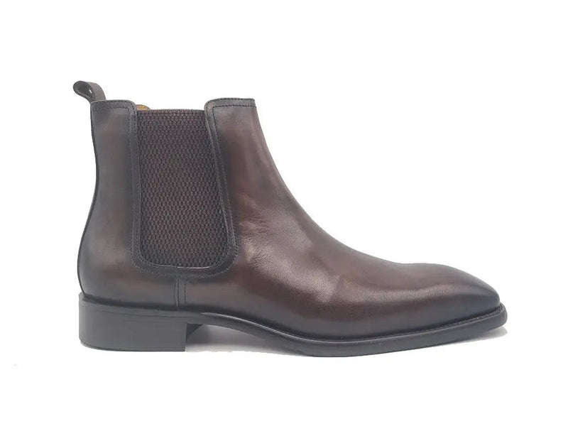 Carrucci Calfskin Leather Chelsea Boot
