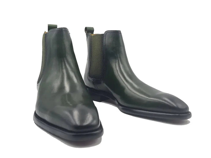 Carrucci Calfskin Leather Chelsea Boot
