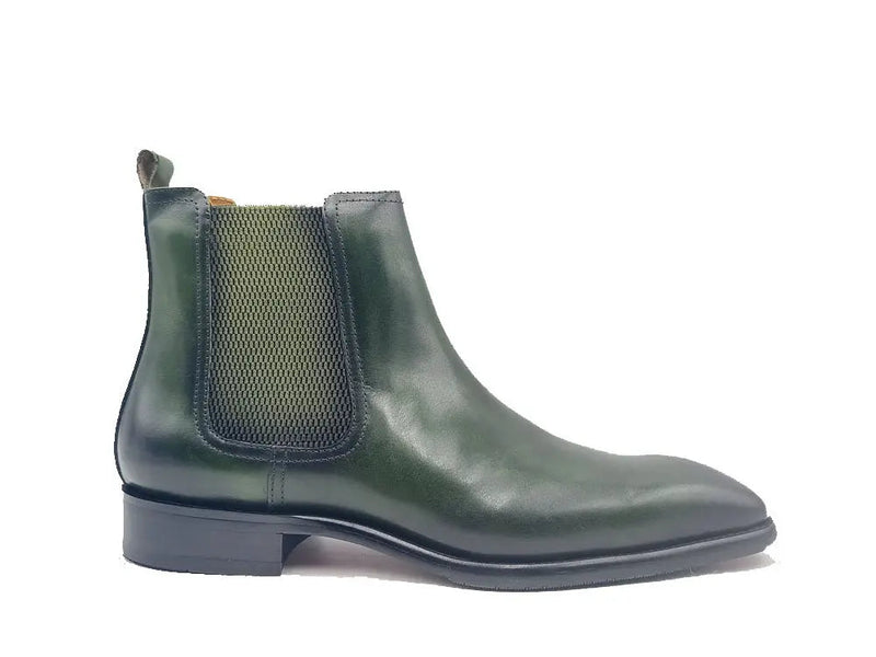Carrucci Calfskin Leather Chelsea Boot