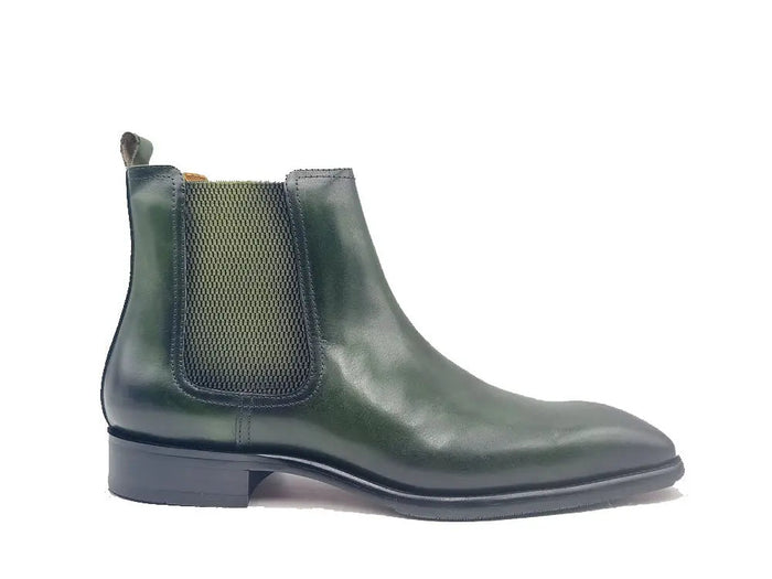 Carrucci Calfskin Leather Chelsea Boot