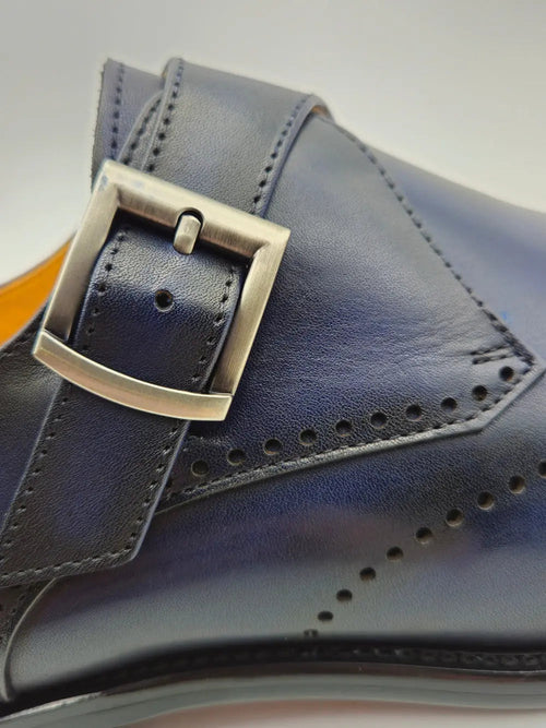 Classic Calfskin Leather Monk Loafer