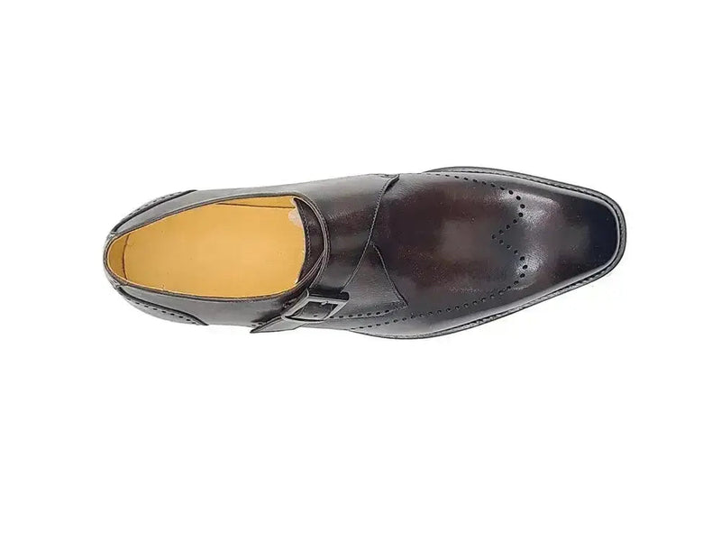 Carrucci Calfskin Single Monk Loafer - Luxurious Style