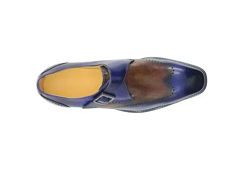 Carrucci Calfskin Single Monk Loafer - Luxurious Style