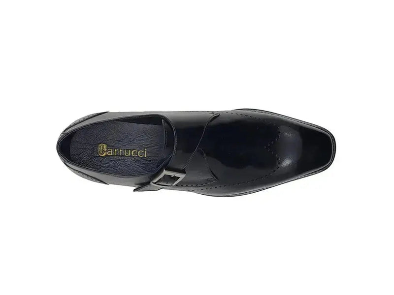 Carrucci Calfskin Single Monk Loafer - Luxurious Style