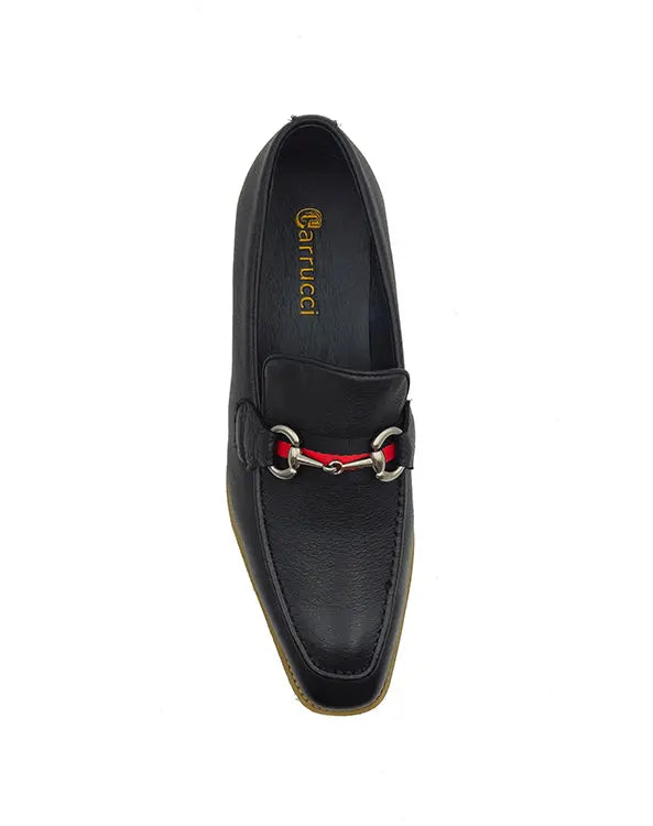 Carrucci Calfskin Slip-On Horsebit Loafer