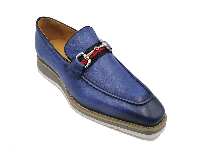Carrucci Calfskin Slip-On Horsebit Loafer