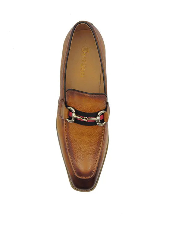 Carrucci Calfskin Slip-On Horsebit Loafer